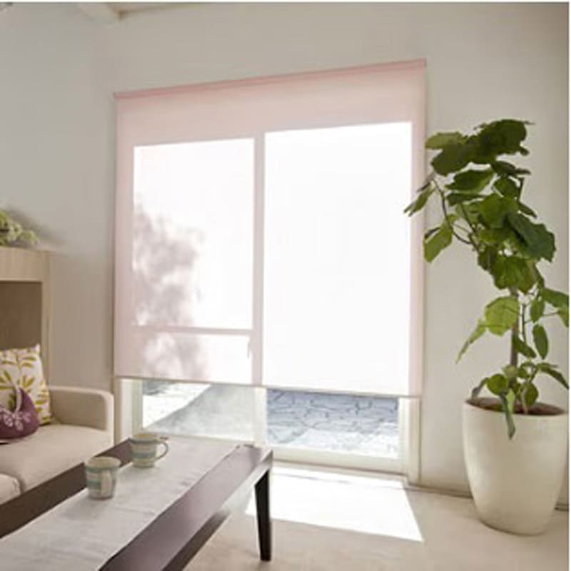 モダン ロールスクリーン 〔無地ウォッシャブル 90cm×220cm ブルー〕 日本製 巻取りスピード調整機能付き 『ティオリオ』〔代引不可〕 モダン ロールスクリーン 〔無地ウォッシャブル 90cm×220cm ブラウン