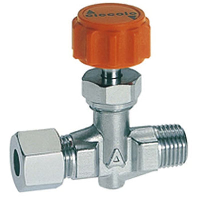 ちるろこ CR-1310 チッコロ 銅管用リング型 アソー ニードルバルブ ストレート