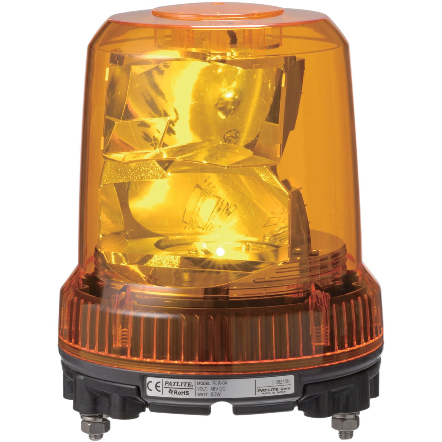 パトライト　RLR-M2-P-Y 店舗 RLR-M2-P-Y 強耐振大型LED回転灯 RLRシリーズ PATLITE(パトライト/旧