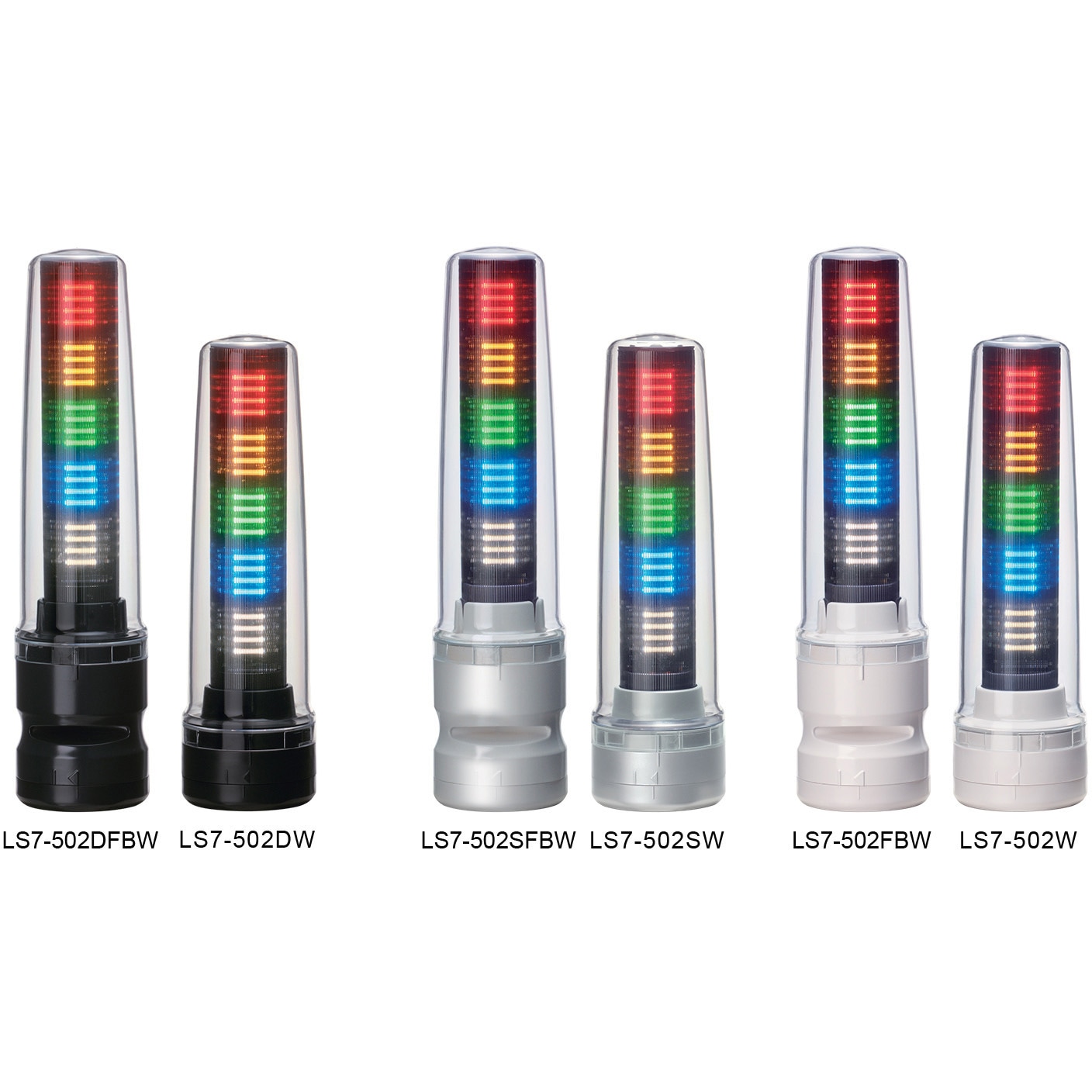 LS7-302WH-RYGNN LED積層信号灯 LS7シリーズ PATLITE(パトライト/旧