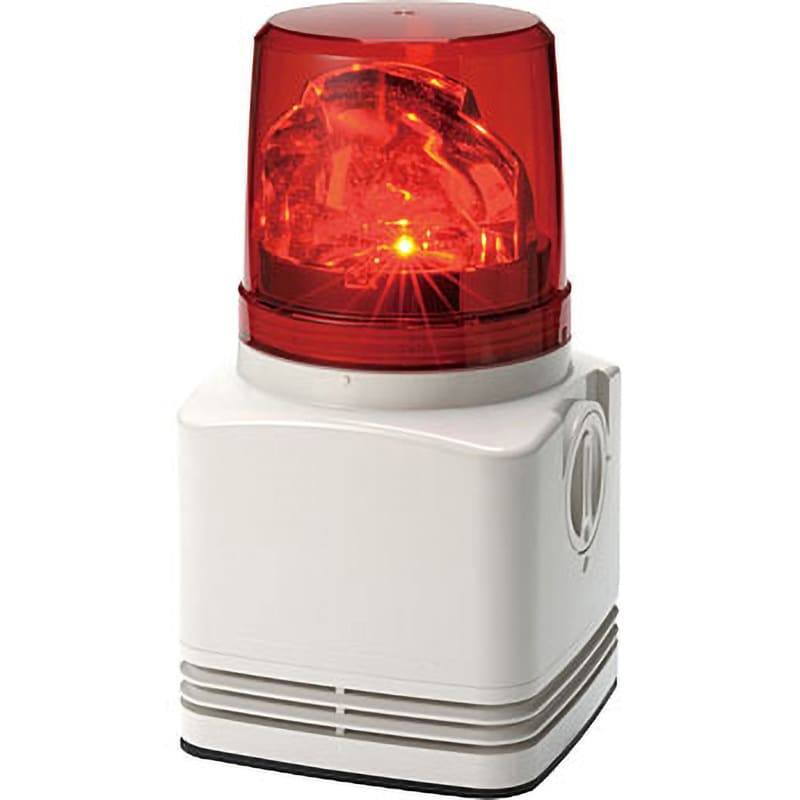 パトライト電子音内蔵LED回転灯 シグナルホン RFT-24A-R 赤_DC24-