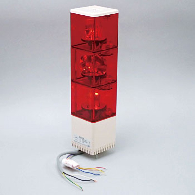 KJS-320-RRR 小型積層回転灯 KJS/KJSBシリーズ 1個 PATLITE(パトライト 