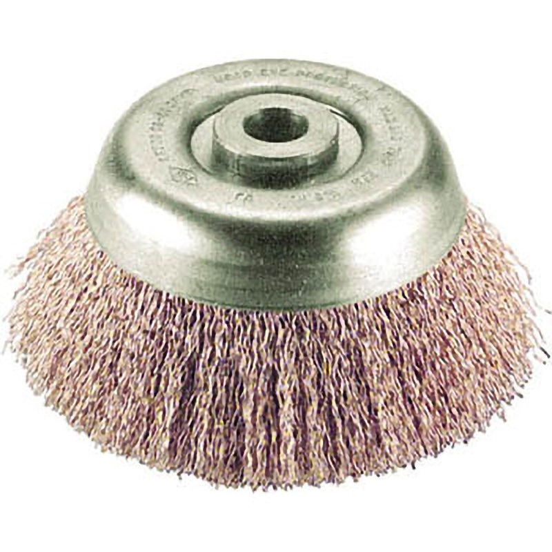 AMCCB44 ワイヤーカップブラシ(ねじ山無し) Ampco アルミ製 外径152.4mm穴径15.87mm  AMCCB44