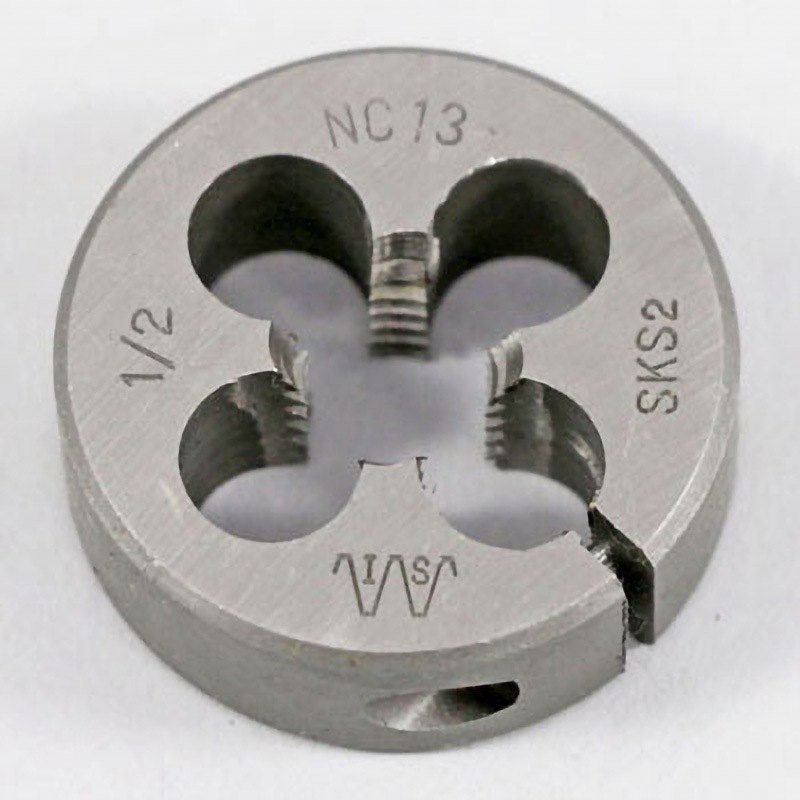 IS-RD-38-1/2NC-13 ダイス 38径 イシハシ精工 合金工具鋼製 ねじの種類UNC