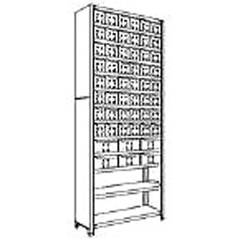 LA73K713 NF 引出し付軽量物品棚 日本ファイリング スチール 奥行300mm  LA73K713