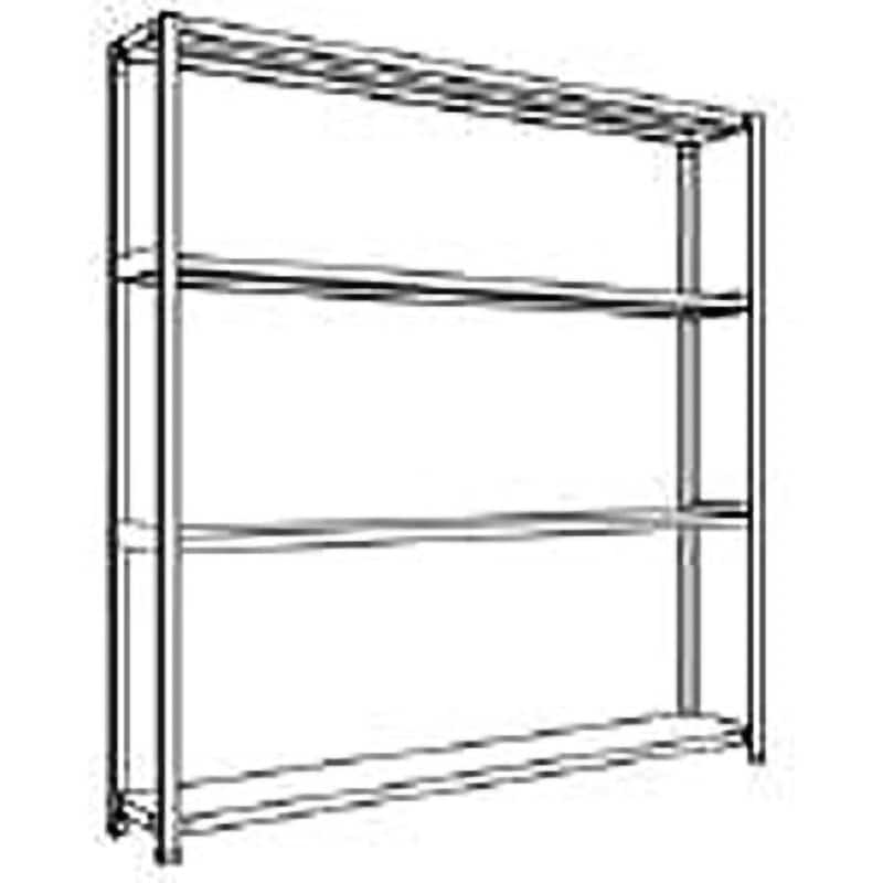LA66K14 中棚ボルトレスタイプ 日本ファイリング スチール 荷重1000kg 高さ1800mm奥行300mm  LA66K14