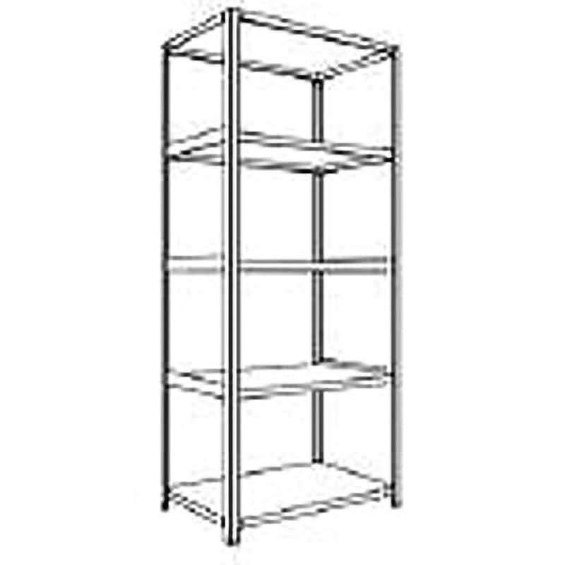 LA73L15 中棚ボルトレスタイプ 日本ファイリング スチール 荷重1000kg 高さ2100mm奥行600mm  LA73L15