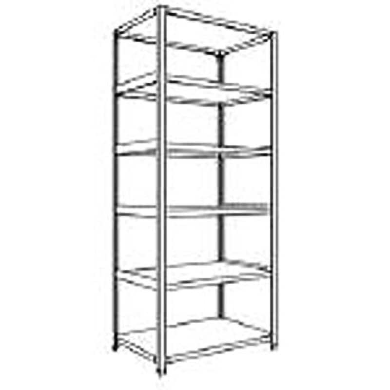 LA73L16 中棚ボルトレスタイプ 日本ファイリング スチール 荷重1000kg 高さ2100mm奥行600mm  LA73L16