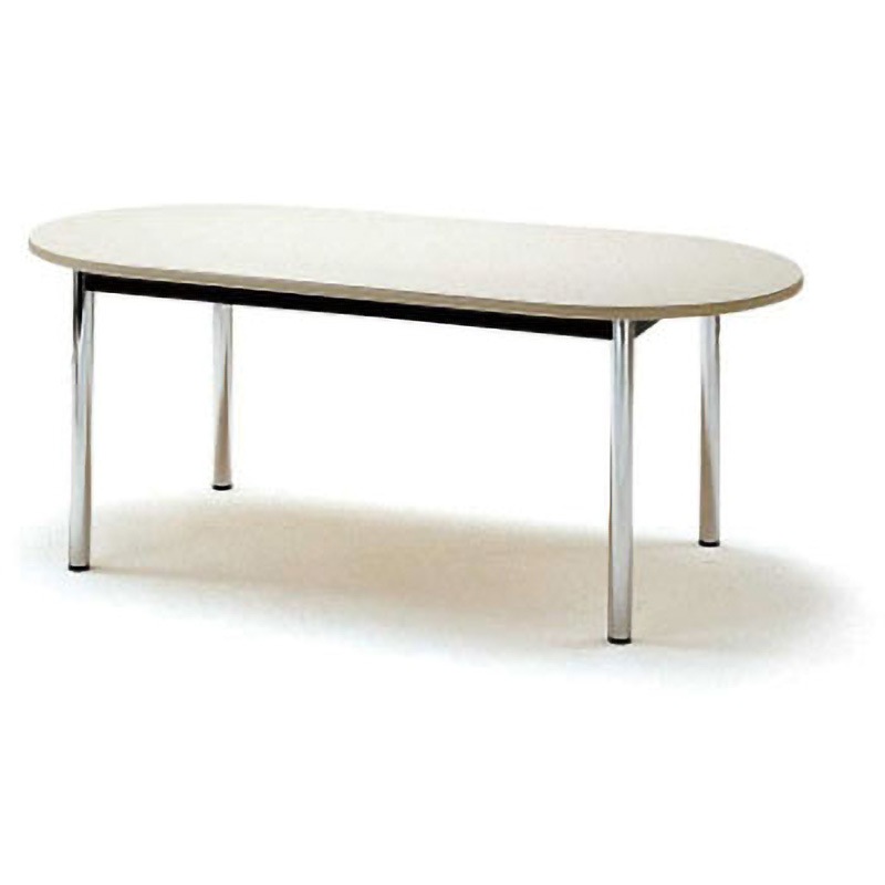 TC1812R TOKIO ミーティングテーブル 楕円型 1800×1200mm ネオグレ TOKIO(藤沢工業) アイボリー色 高さ700mm  TC1812R