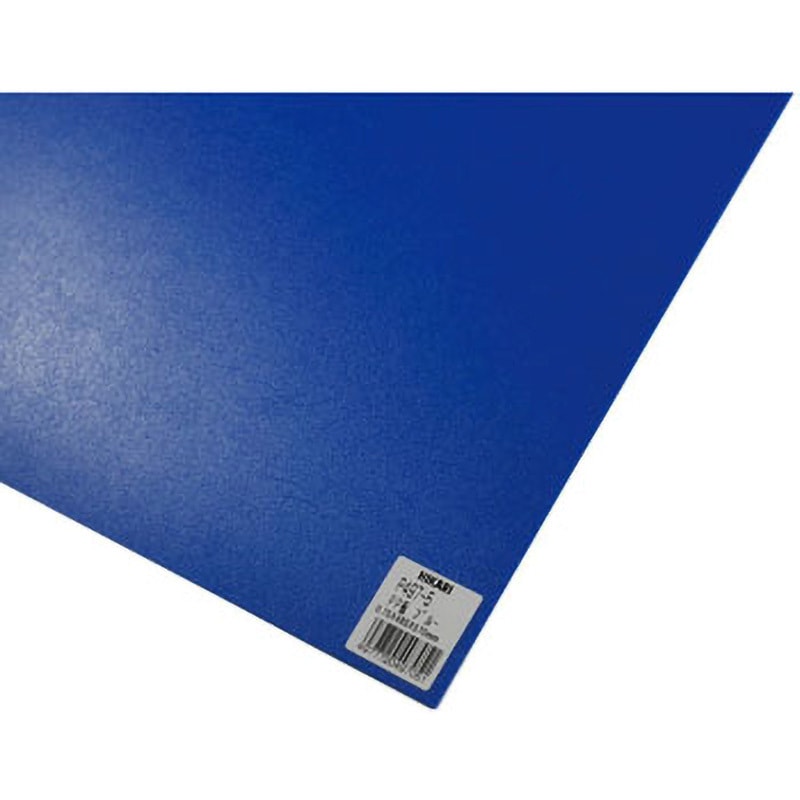 P497-5 PP板 光 ブルー色 厚さ0.75mm寸法485×570mm 1枚 P497-5