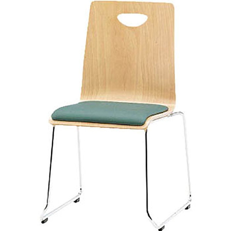 RMN2BK TOKIO リフレッシュチェア ループ脚 ブラック TOKIO(藤沢工業) 再生PET 材質スチールパイプ/クロムメッキ脚 質量6.8kg 高さ795mm幅480mm奥行520mm  RMN2BK