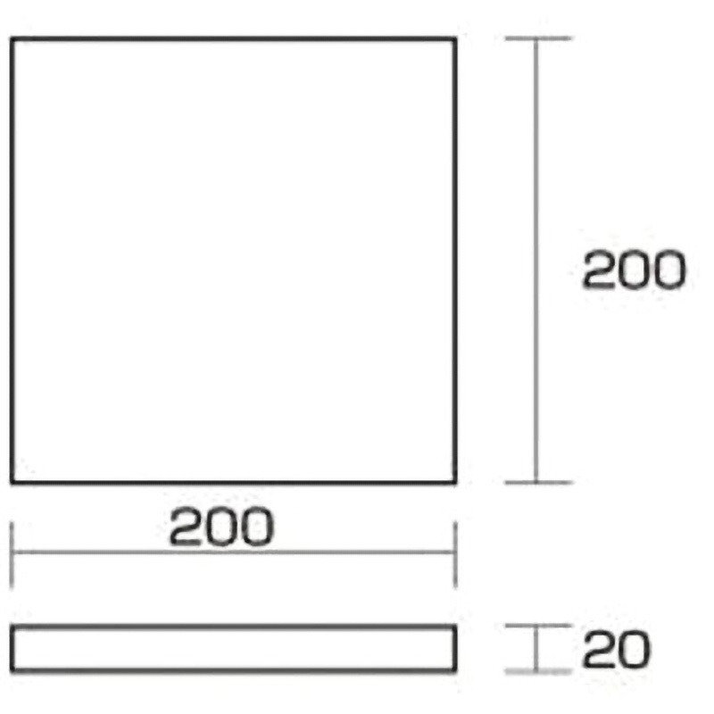 SR20-20 SRスポンジ 光 厚さ20mm寸法200×200mm 【通販モノタロウ】