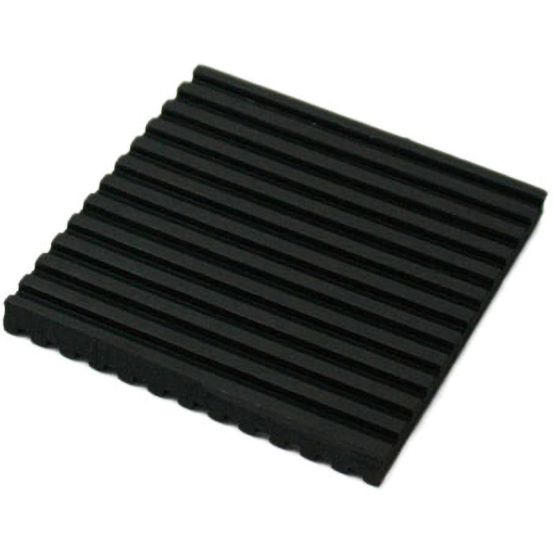 KWB-1010 アイテック両面スジ入ゴム 光 厚さ10mm寸法100×100mm KWB 