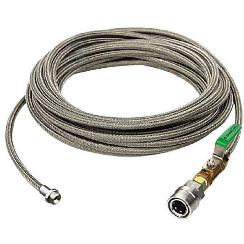 HD03220 1/4SUSねじ式洗管ホース SUSワンタッチカプラ仕様 アサダ