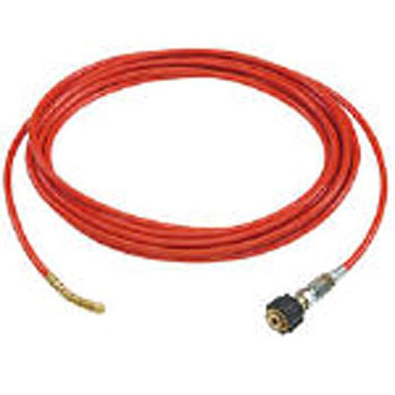 HD00137 1/4PU洗管ホース(逆噴射ノズル付) クイックカプラ仕様 アサダ コック無 長さ20m  HD00137