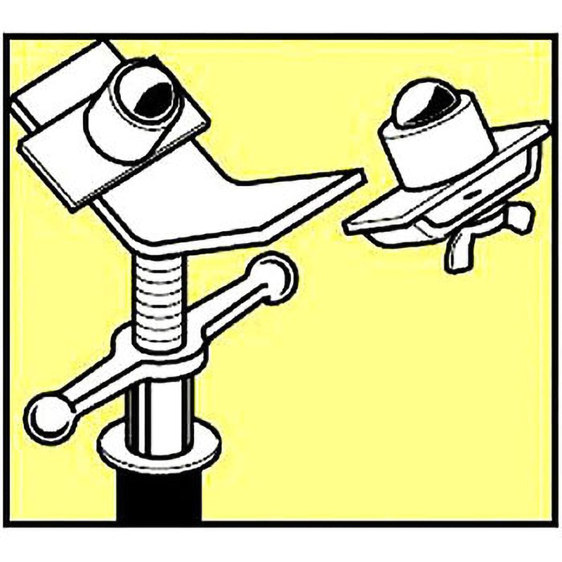 S780551 パイプジャックヘッド ボール 鉄用 アサダ 1組 S780551