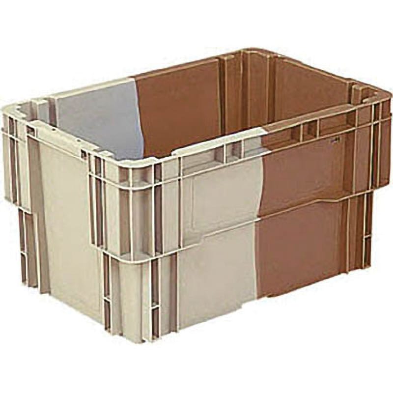 20440500GL804BR701 SNコンテナー N#44 水抜孔有 サンコー(三甲) 外寸(幅×奥行×高さ)550×365×310mm 1個 20440500GL804BR701