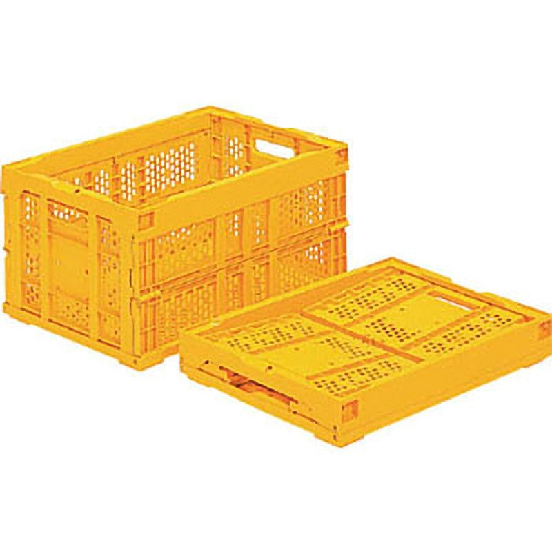 55053000YE305 オリコン40A(2) 黄 サンコー(三甲) 容量44.0L 嵌合商品サンコールドボックス #21 本体 外寸(幅×奥行×高さ)530×366×272mm 1個 5,523円