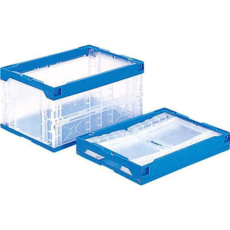 55120000TMBL オリコン40B 透明青 サンコー(三甲) 容量41.4L 嵌合商品サンコールドボックス #21 本体 外寸(幅×奥行×高さ)530×366×272mm 1個