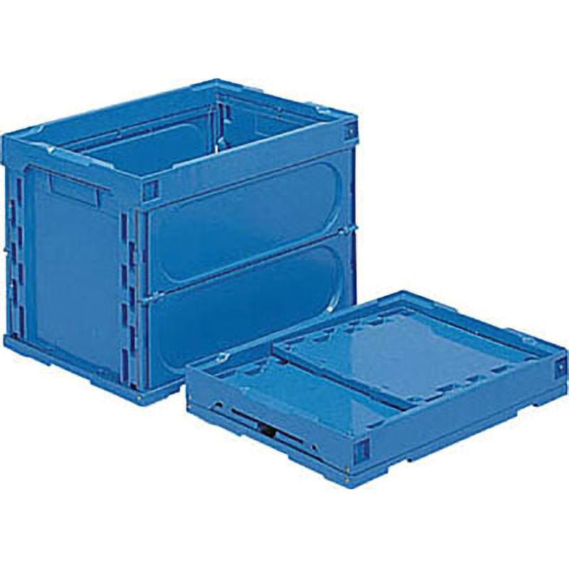 55231000BL504 オリコン60B(2) 青 サンコー(三甲) 種別552310BL00 嵌合商品サンコールドボックス #21 本体 外寸(幅×奥行×高さ)530×366×380mm 1個