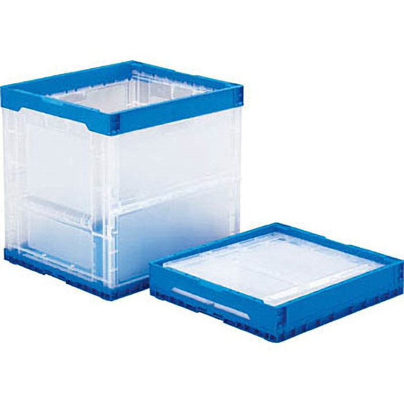 55548000TMBL オリコンP147B 透明青 サンコー(三甲) 外寸(幅×奥行×高さ)567×527×575mm 1個 16,086円