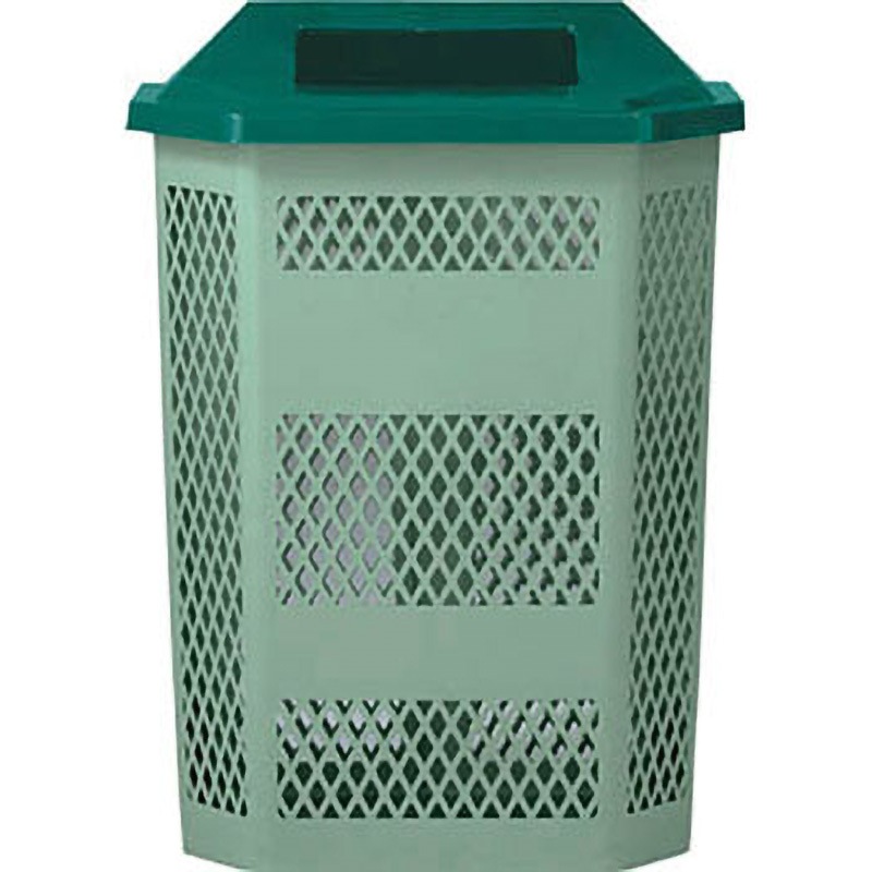 51550001GR607 サンクリーンボックスAー2 緑 サンコー(三甲) 本体+フタ 容量160L オープン式