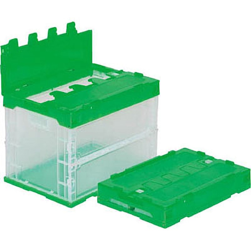 55558000TMGR サンクレットオリコン60B-D 透明緑 サンコー(三甲) 容量59.5L 嵌合商品サンコールドボックス #21 本体 外寸(幅×奥行×高さ)530×366×397mm 1個