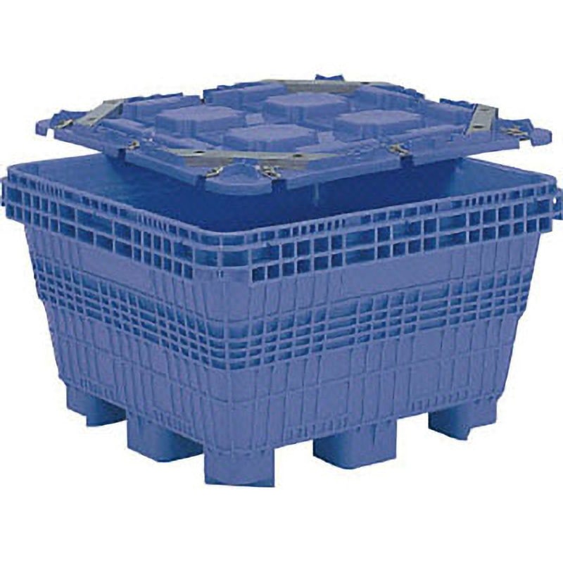 25000100BL503 サンバケット#500 青 サンコー(三甲) 容量510L 外寸(幅×奥行×高さ)1170×1100×680mm 1個 25000100BL503