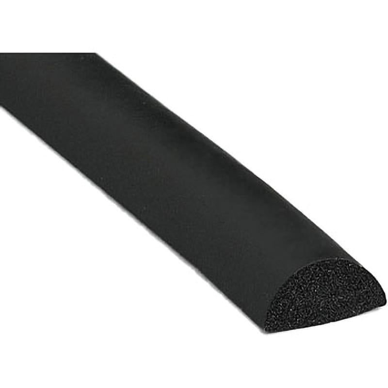 KSB2-35W スポンジ 半円 光 厚さ15mm幅7.5mm長さ35m KSB2-35W