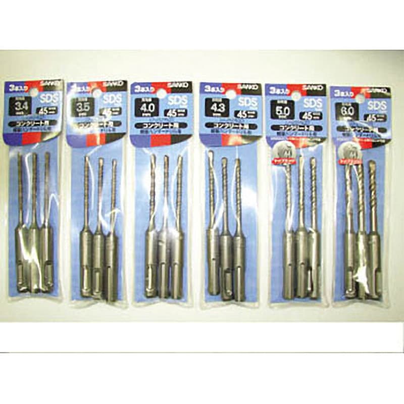SDS3.4X110-3 オールドリルSDSタイプ トクトクパック サンコーテクノ