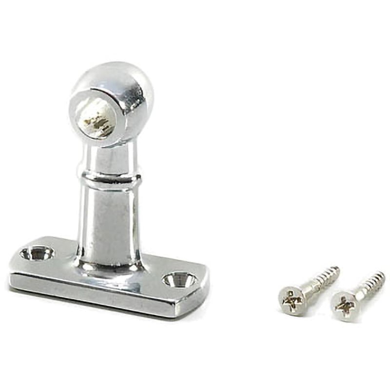 BK5-6T パイプブラケット 光 クロームメッキ 直止 BK5-6T - 【通販