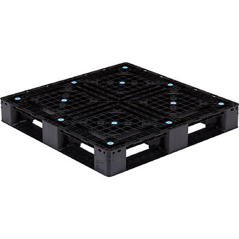 81204900BKRCP パレット D4-1010-2 黒 サンコー(三甲) 再生ブラック色
