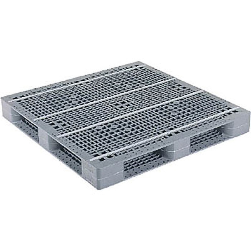 81690301GL803 プラスチックパレット D4ー1313 グレー 1個 サンコー(三甲) 【通販モノタロウ】