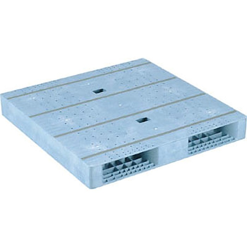 81218601BL502 プラスチックパレット R2ー1111Fー4 青 サンコー(三甲) ライトブルー色