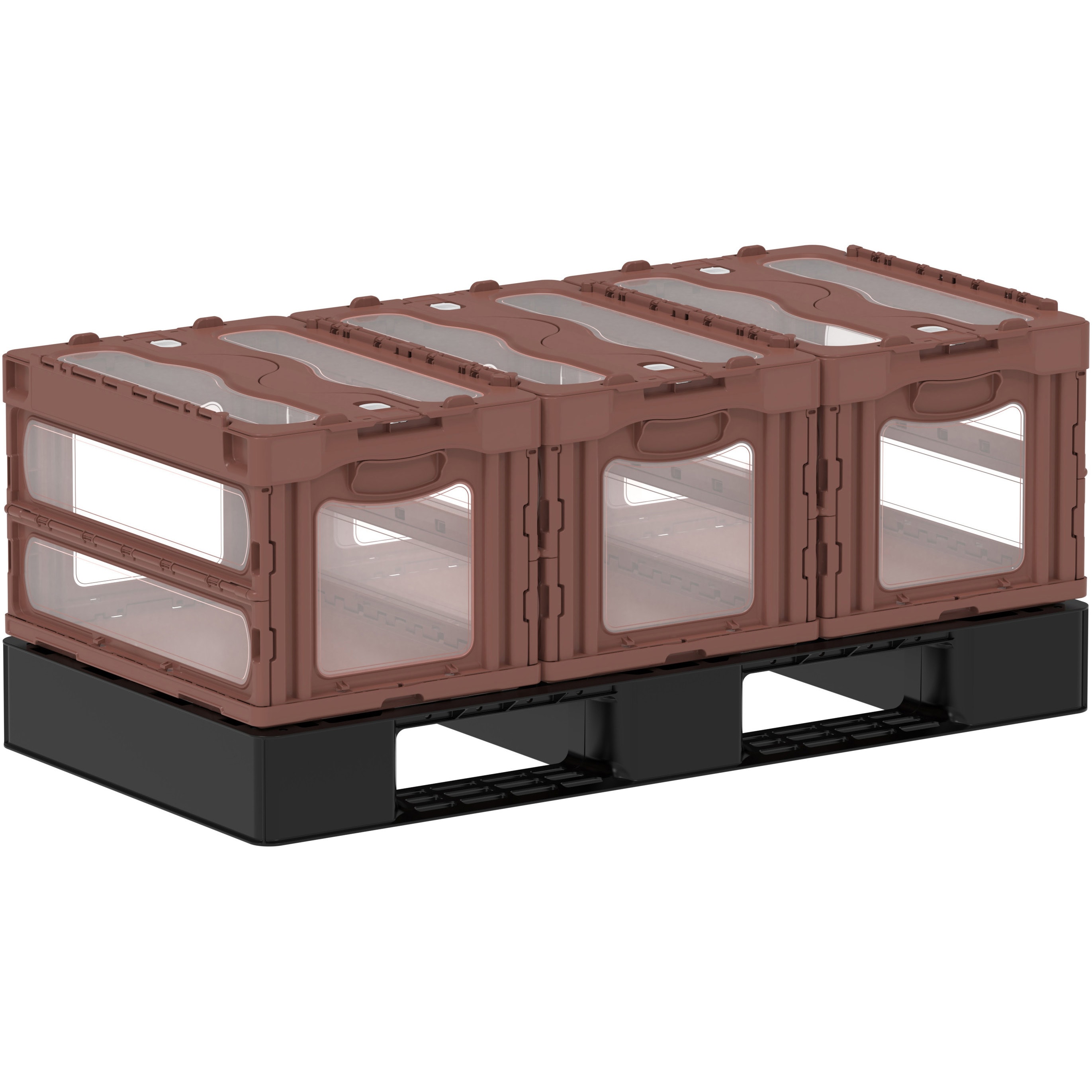 55900000YE304TM 折りたたみコンテナ マドコンC(フタ一体型