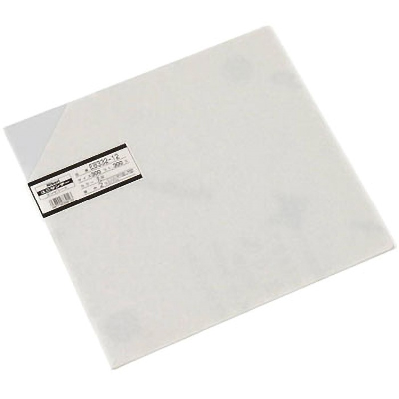 EB332-12 塩ビ板 光 乳白半透明色 厚さ2mm寸法300×300mm EB332-12 
