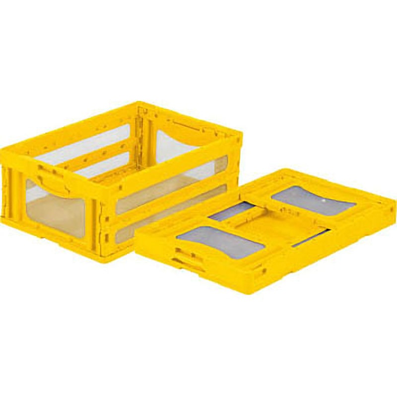 55909000YE304TM マドコンOー55B 黄 サンコー(三甲) 容量57.6L イエロー/透明色 外寸(幅×奥行×高さ)649×439×249mm 1個