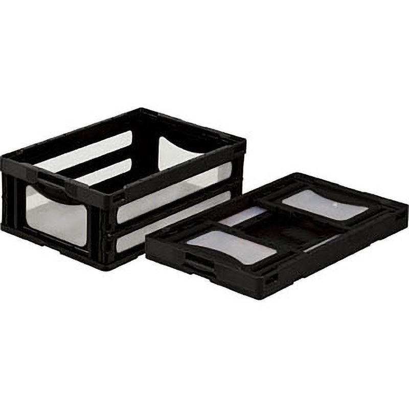 55909000BK901TM マドコンOー55B 黒 サンコー(三甲) 容量57.6L ブラック/透明色 外寸(幅×奥行×高さ)649×439×249mm 1個