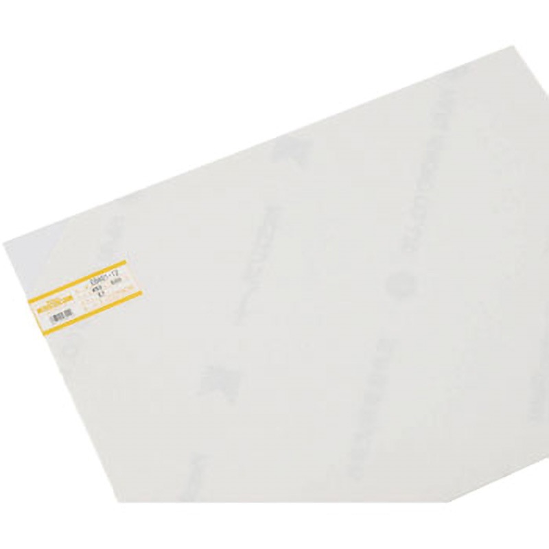 EB461-12 塩ビ板 光 乳白半透明色 厚さ1mm寸法450×600mm EB461-12 