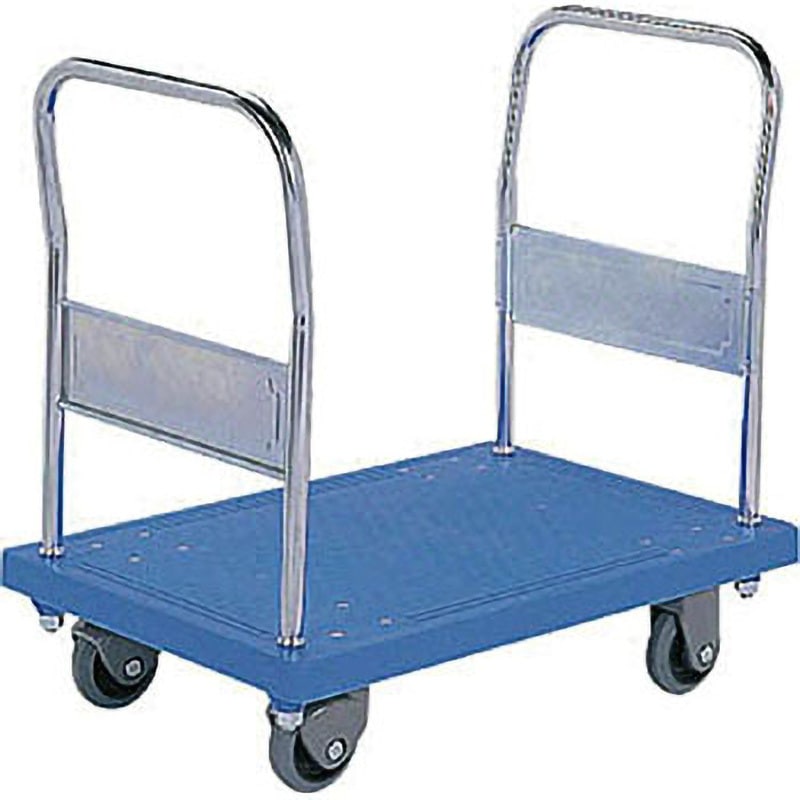 80540811BL503 静か台車クリーンSM(両袖)青 サンコー(三甲) 騒音対策あり