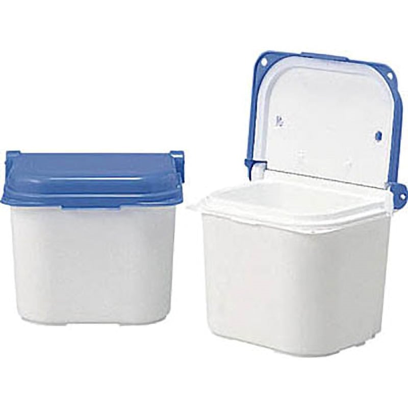 20083001WH101 保冷牛乳箱6型(セット) 白/青 1個 サンコー(三甲) 【通販モノタロウ】