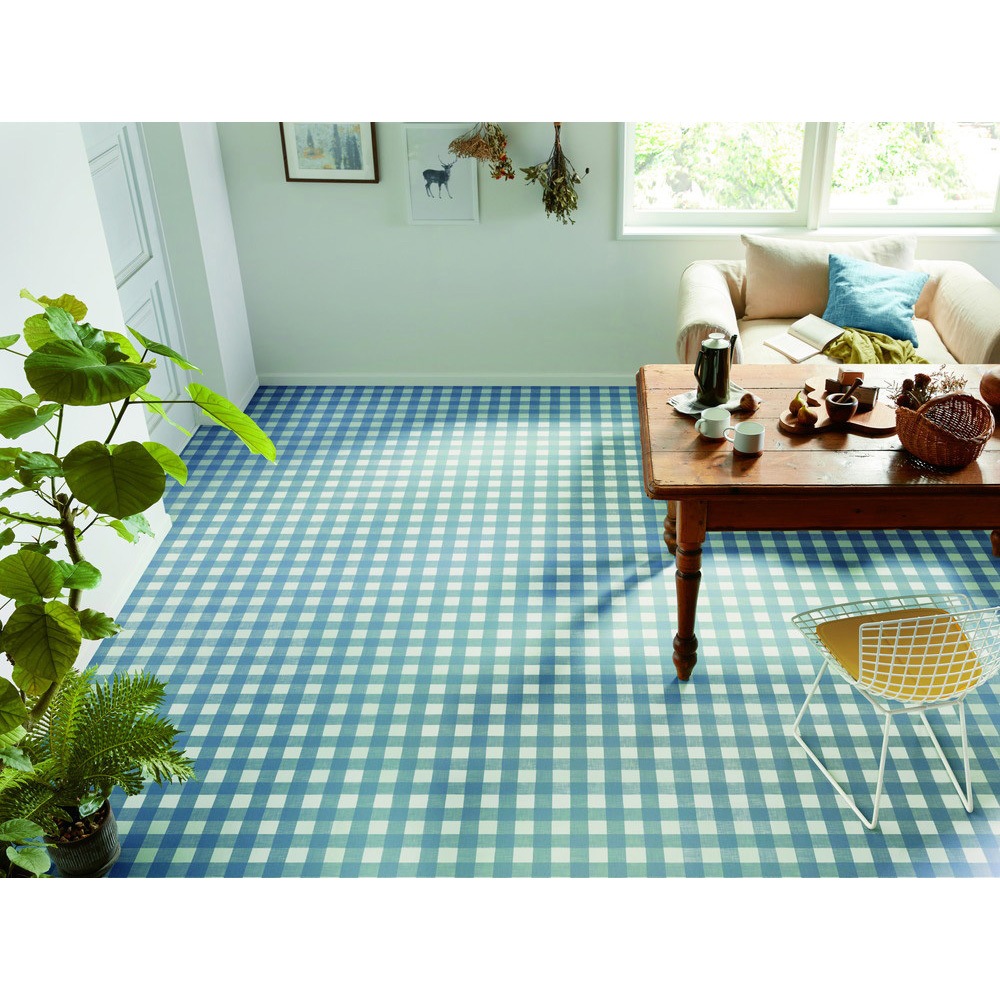 E5113 クッションフロア Eタイプ ブロックチェック 1巻(5m) シンコール 【通販モノタロウ】