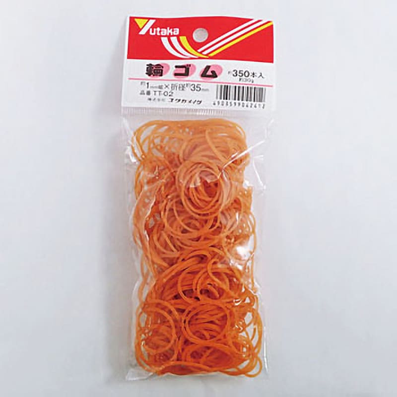 TT-02 輪ゴム ユタカメイク #10番 アメ色 質量30g 折径35mm切り