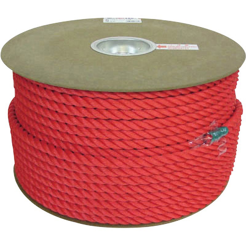 まつうら工業 綿素材 ロープ 太さ12mm 長さ100m ドラム巻 - 4