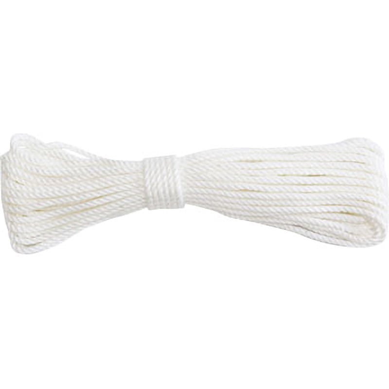 A-212 クレモナロープ ユタカメイク 白色 種類3ツ打 袋入 太さ3mm長さ