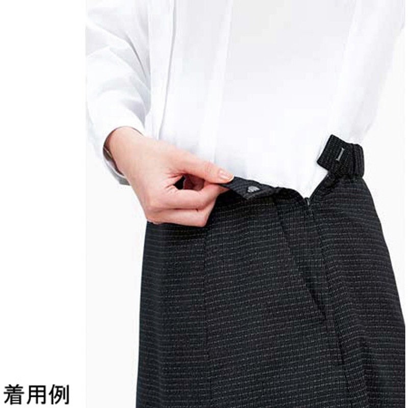 プリーツスカート ロング丈 AS2342 ブラック 1枚 ボンマックス 【通販モノタロウ】