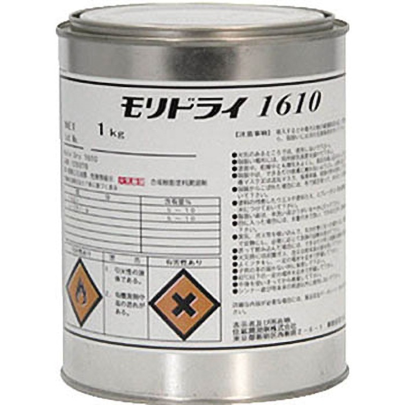 120370 乾性被膜潤滑剤(初期なじみ用) モリドライ1610 1kg 1箱(1kg×4缶) SUMICO(住鉱潤滑剤) 【通販モノタロウ】