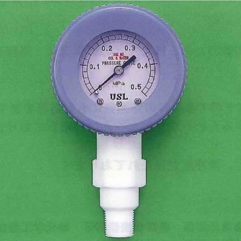 00N-230-03 USLフッ素樹脂圧力計 50Φ 00N-230シリーズ 1個 ユニバーサル 【通販モノタロウ】