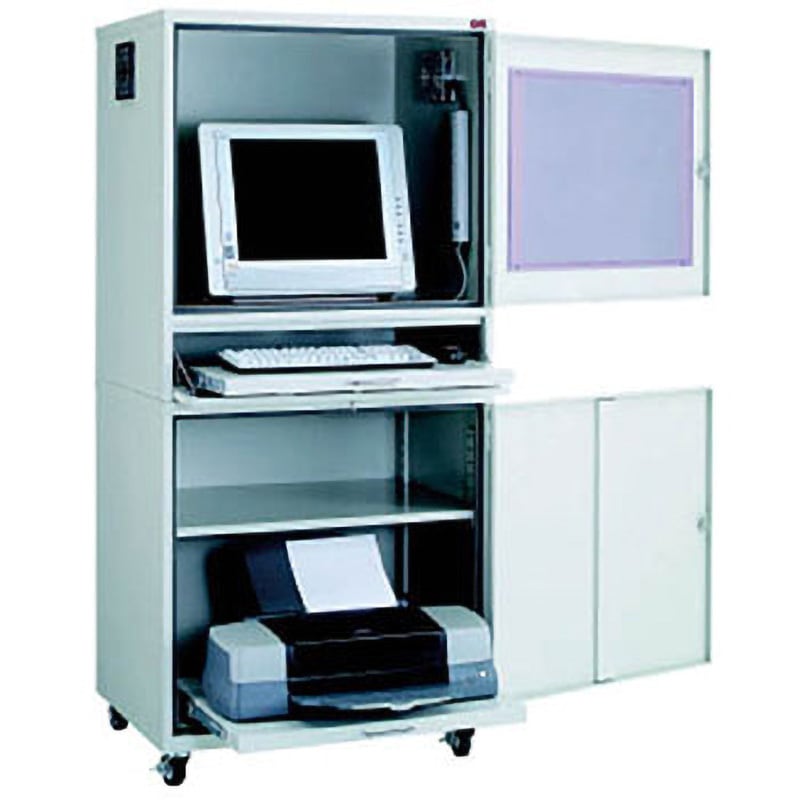 PCDL パソコンキャビン 大阪製罐 間口750mm奥行600mm高さ1650mmデスク・テーブル