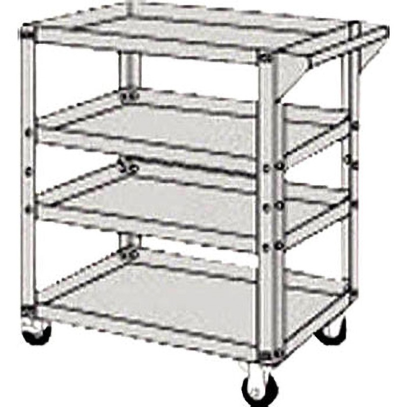 PFW754G パワフルワゴンライトグレー 1台 大阪製罐 【通販モノタロウ】